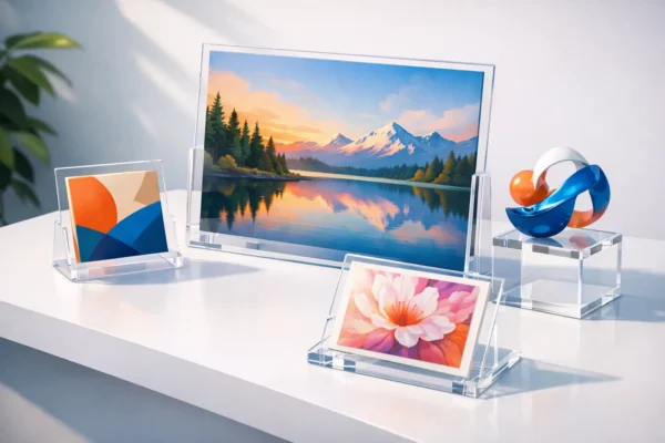 Acrylic Stands for Art Display That Keep Focus on Art