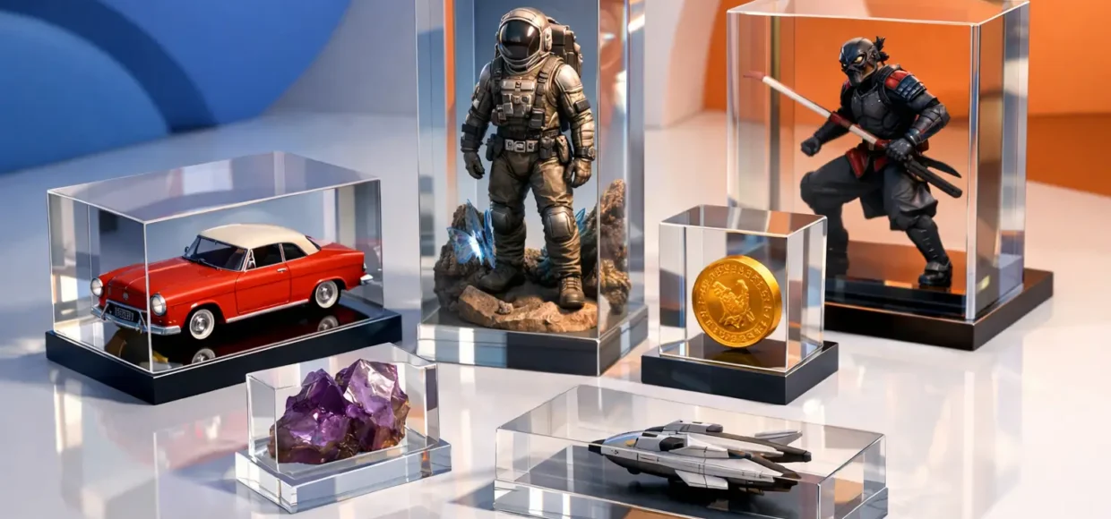How to Display Collectibles With Acrylic Blocks
