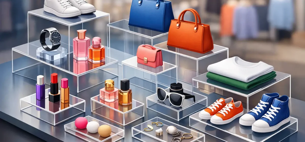 How to Use Acrylic Risers in Retail Displays