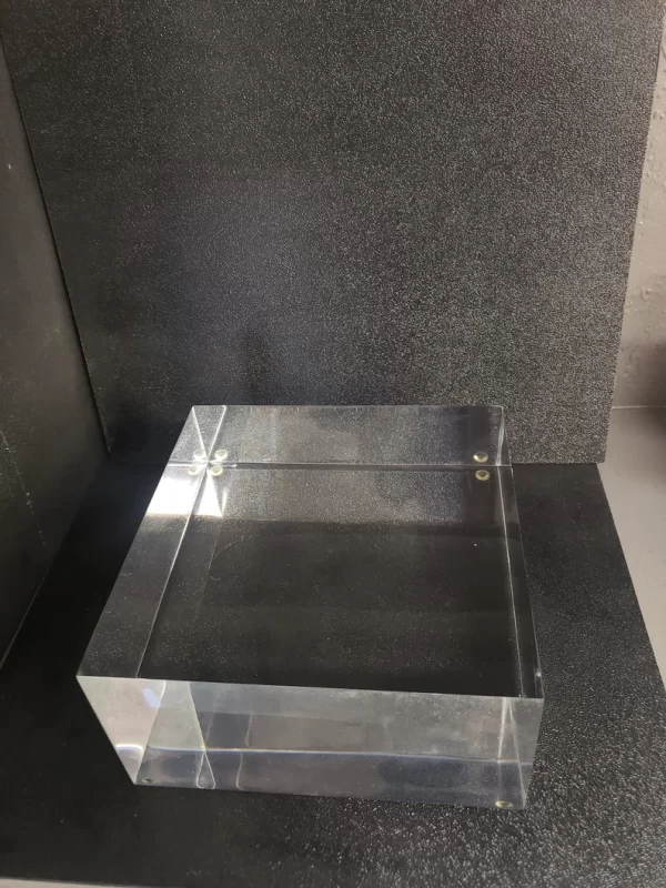 2.00″ Clear Acrylic/Lucite/Plexiglass Blocks, Bases and Risers